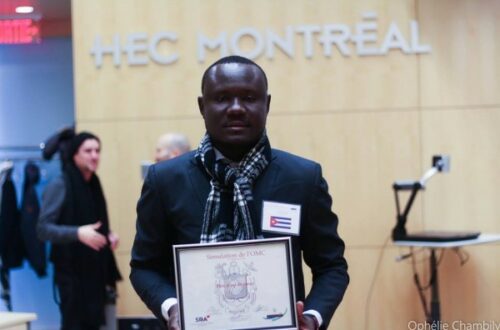Article : Un jeune haïtien distingué lors de la 13e Simulation de l’OMC  à HEC Montréal